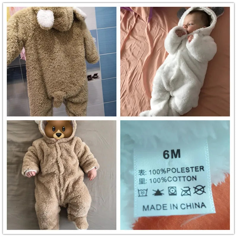 Rompers Hoodie 0-12Month