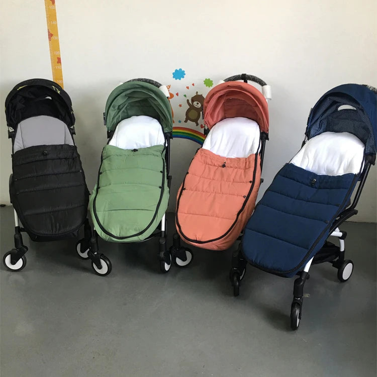 Universal Baby Stroller Footmuff Warm Sleepsacks Pram Waterproof Socks For Babyzen