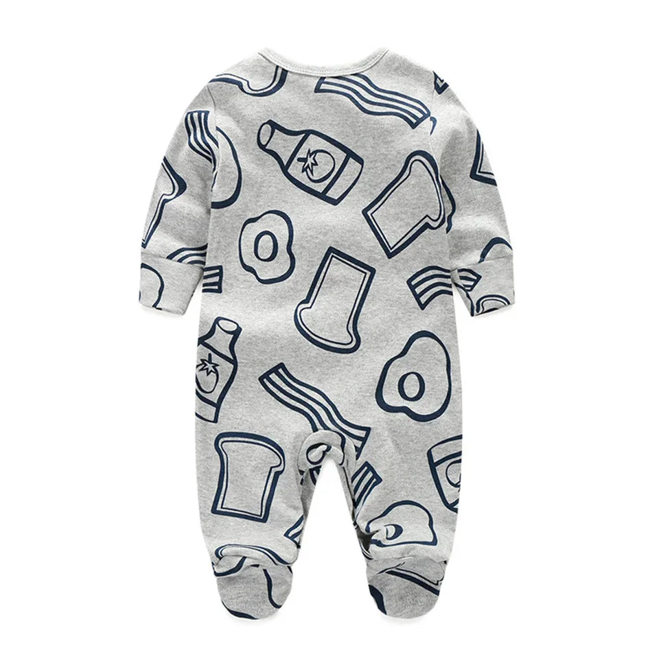 Baby Romper 100% Cotton Newborn Baby Long Sleeve