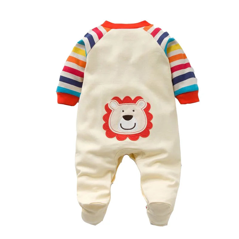 Baby Romper 100% Cotton Newborn Baby Long Sleeve