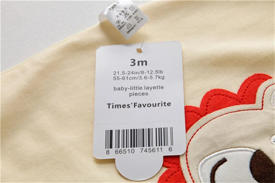 Baby Romper 100% Cotton Newborn Baby Long Sleeve