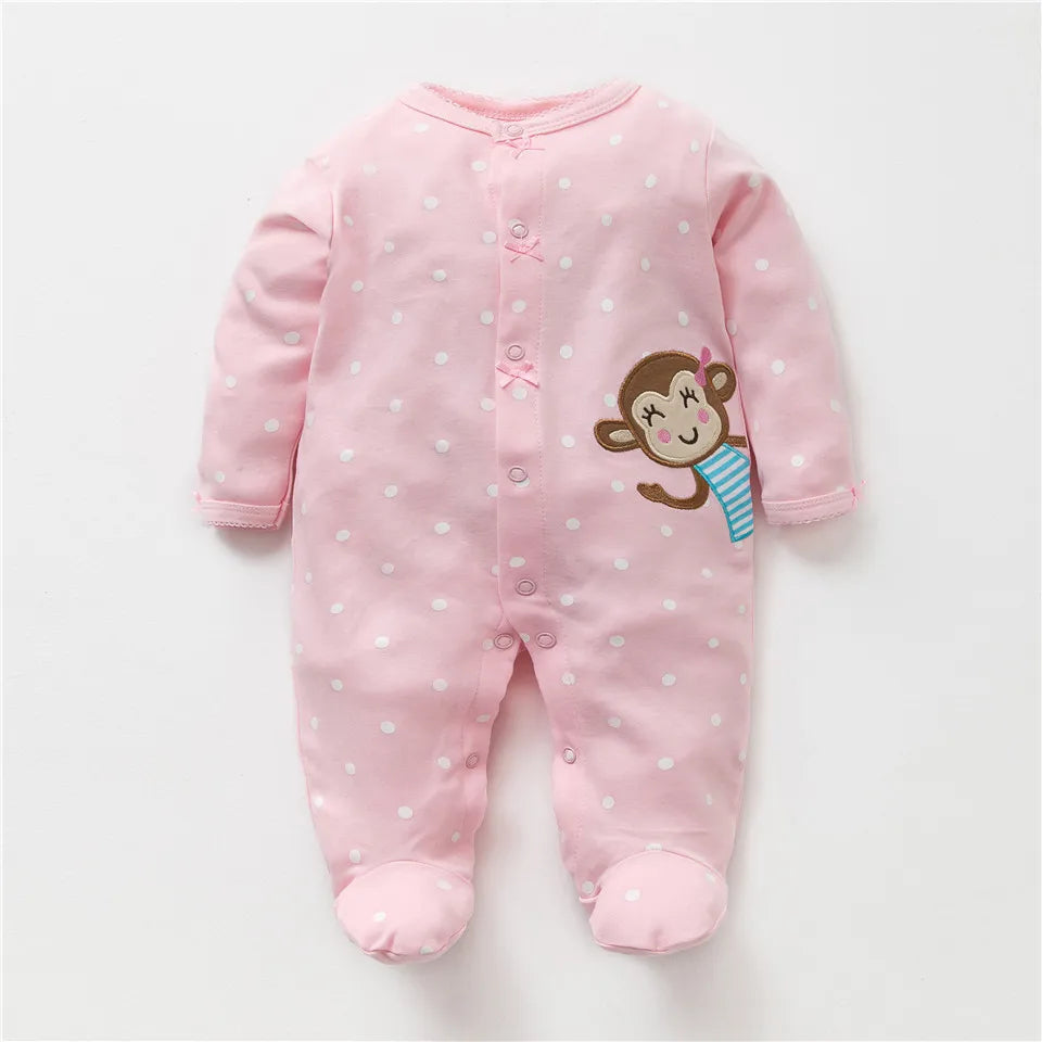 Baby Romper 100% Cotton Newborn Baby Long Sleeve