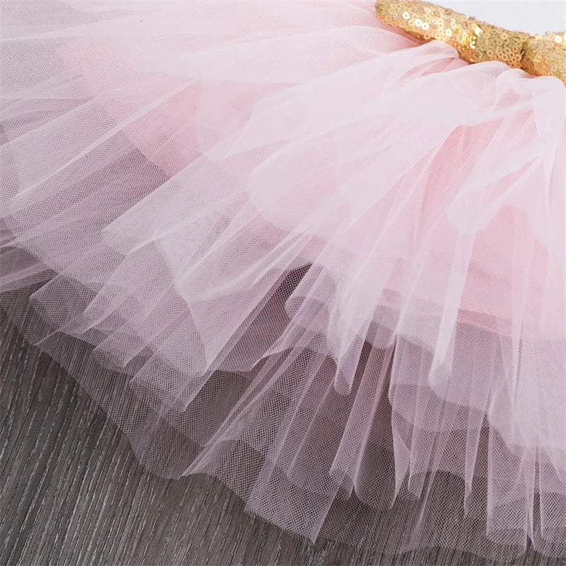 Girls 1st Birthday Party Christening Outfits Princess Costume