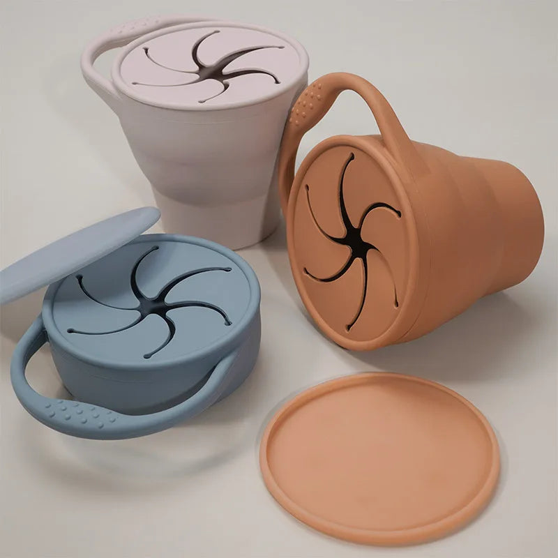Portable Children Snacks Container With Lid