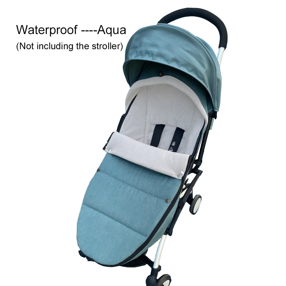 Universal Baby Stroller Footmuff Warm Sleepsacks Pram Waterproof Socks For Babyzen