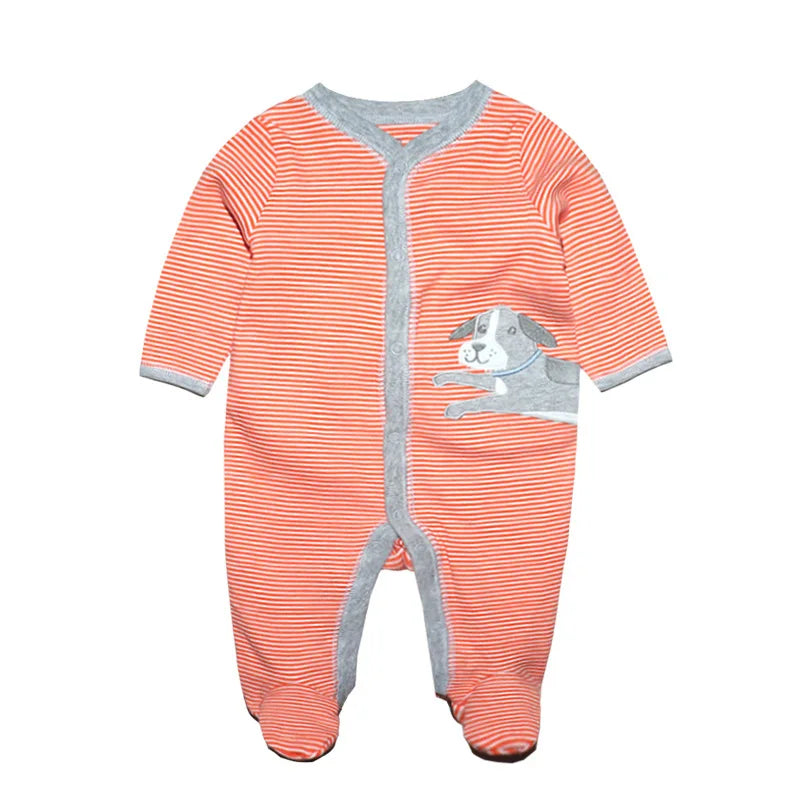 Baby Romper 100% Cotton Newborn Baby Long Sleeve