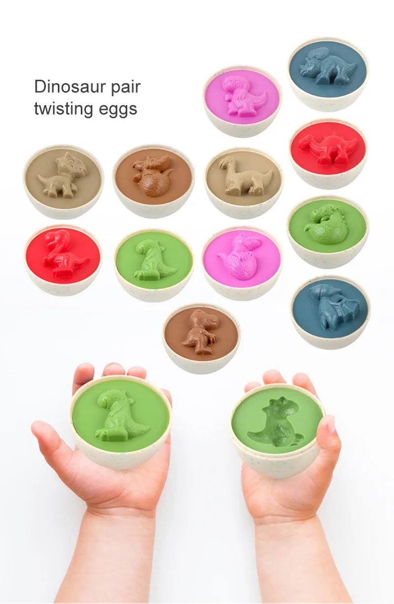 Eggs Screws 3D Puzzle Learning Education Math Toys Kids Shape Match Smart Game