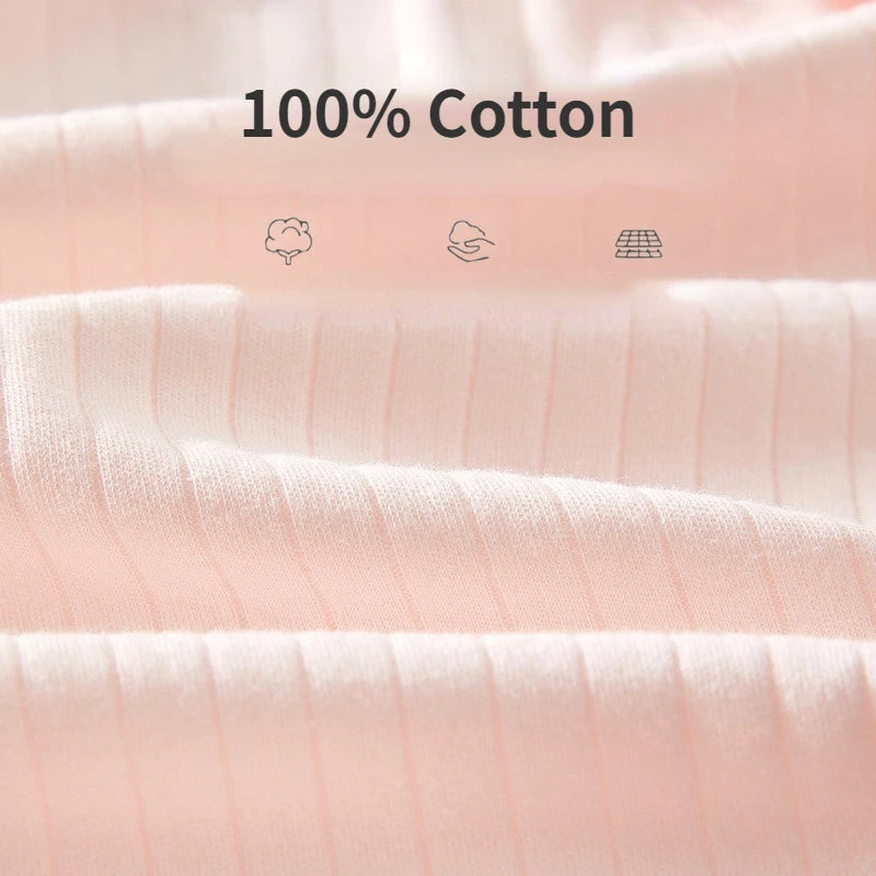 Boys Girls Newborn Jumpsuit Baby Cotton One-Piece Romper Infant Long Sleeve Boneless Pajamas Four Seasons 0-6M