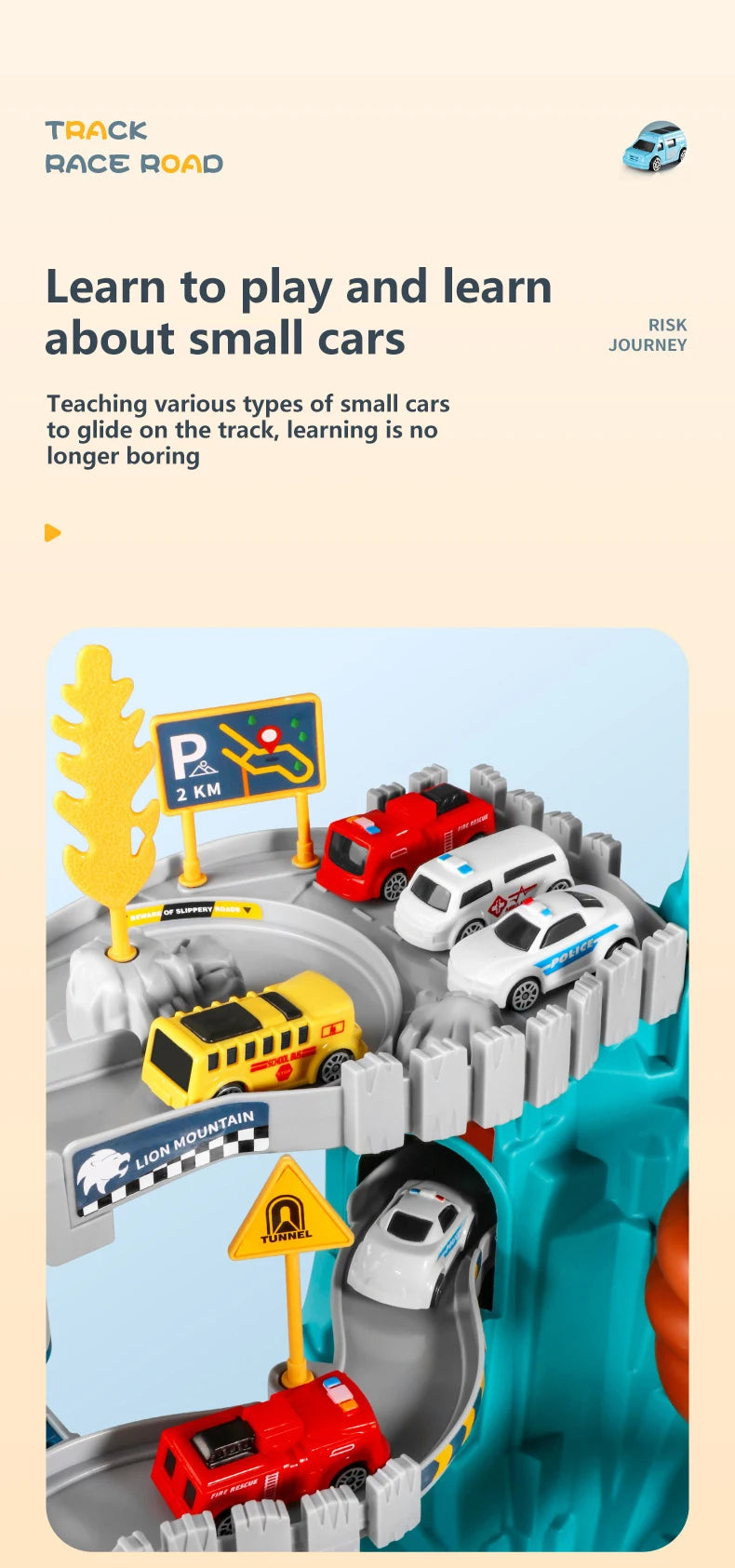 Car Track Hot Wheels Educational Race Toys Racing Rail Cars