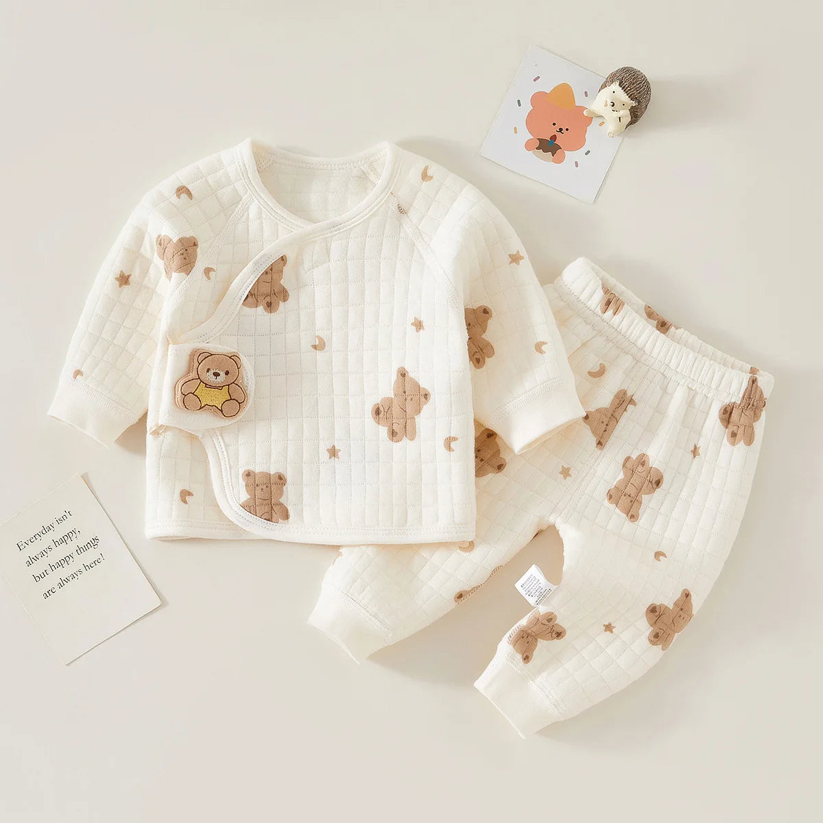Pajama Set Warm Sleepwear