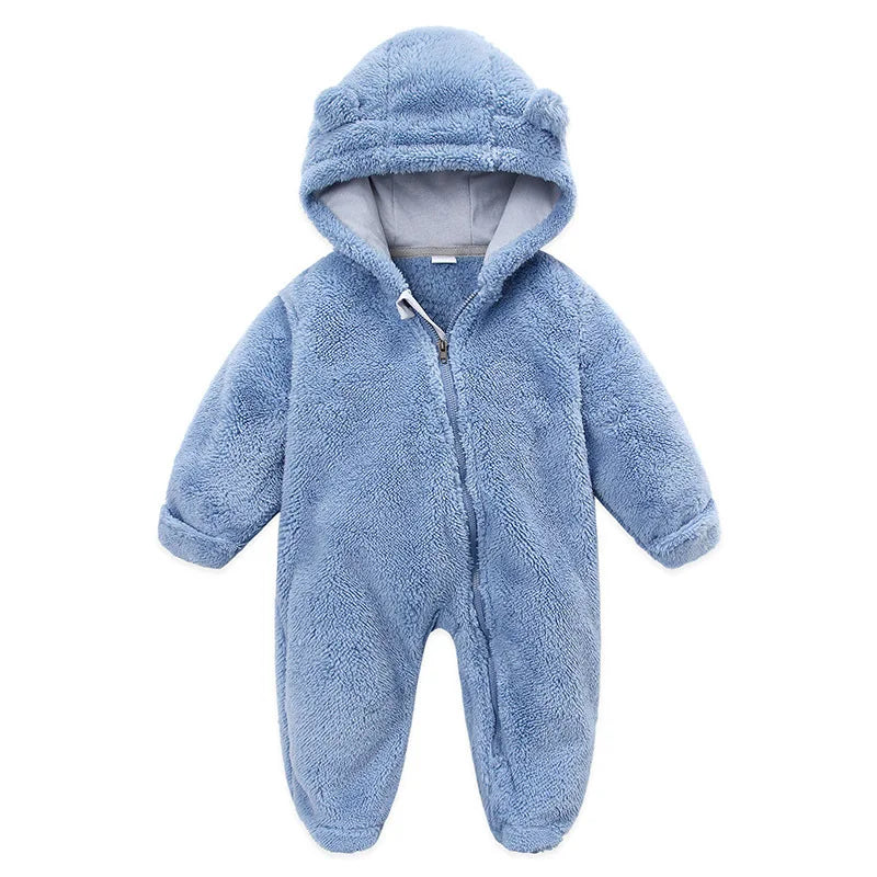 Jumpsuit Warm Hooded Plush