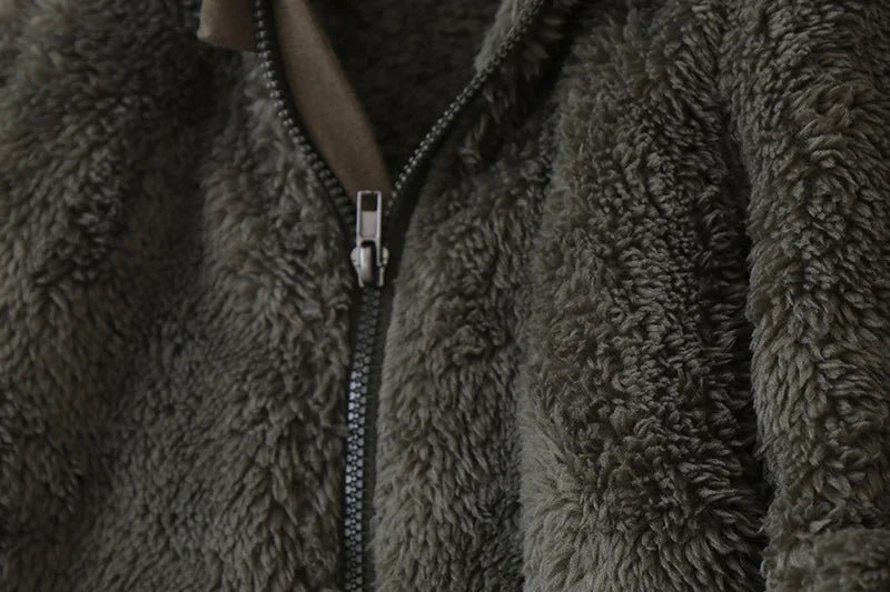 Jumpsuit Warm Hooded Plush