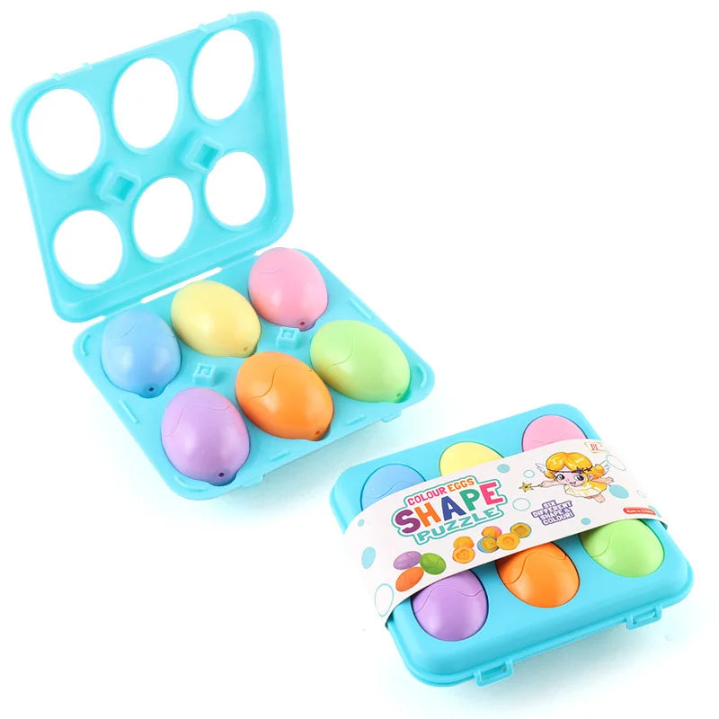 Eggs Screws 3D Puzzle Learning Education Math Toys Kids Shape Match Smart Game