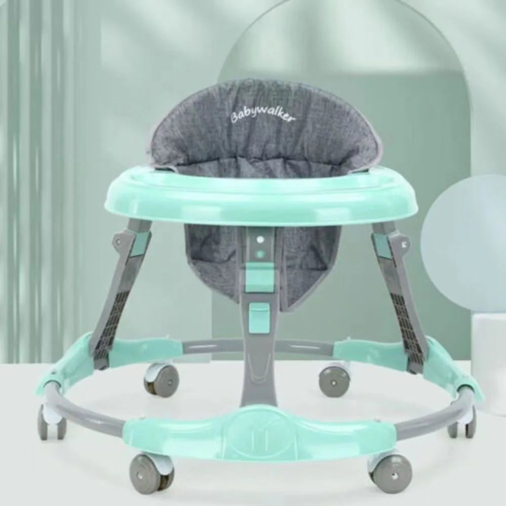 6-18 Months Stroller Adjustable Walker Folding Feeding Tray Music Lights
