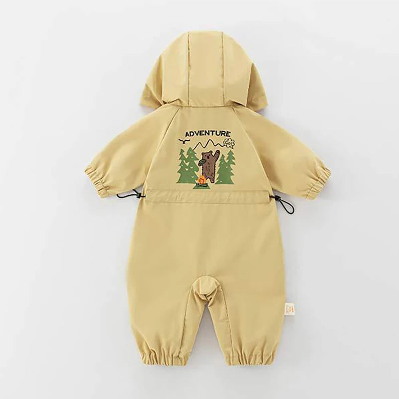 Casual Double-layer Hooded Jumpsuit