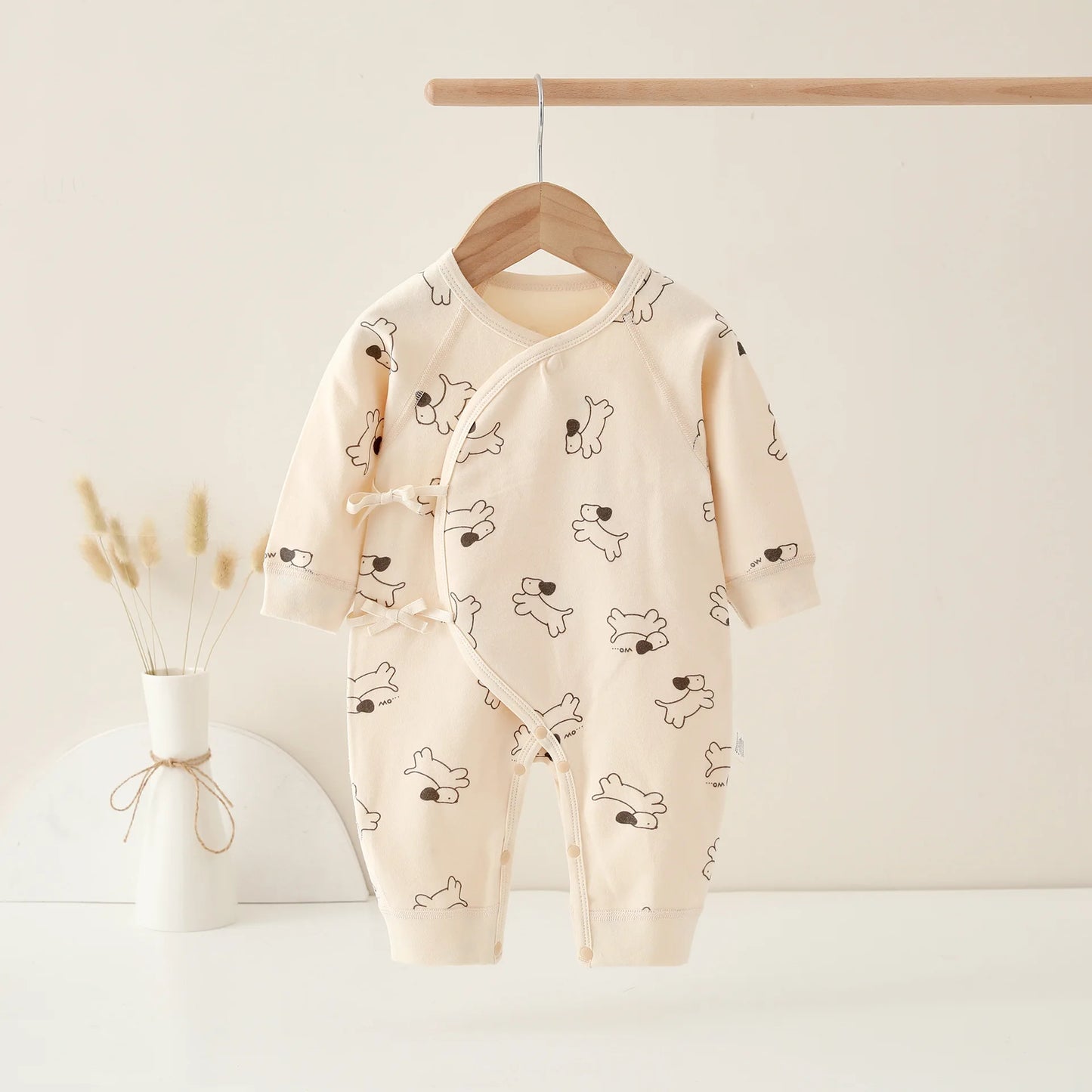 Spring Autumn 0-6 Months 100%Cotton Rompers