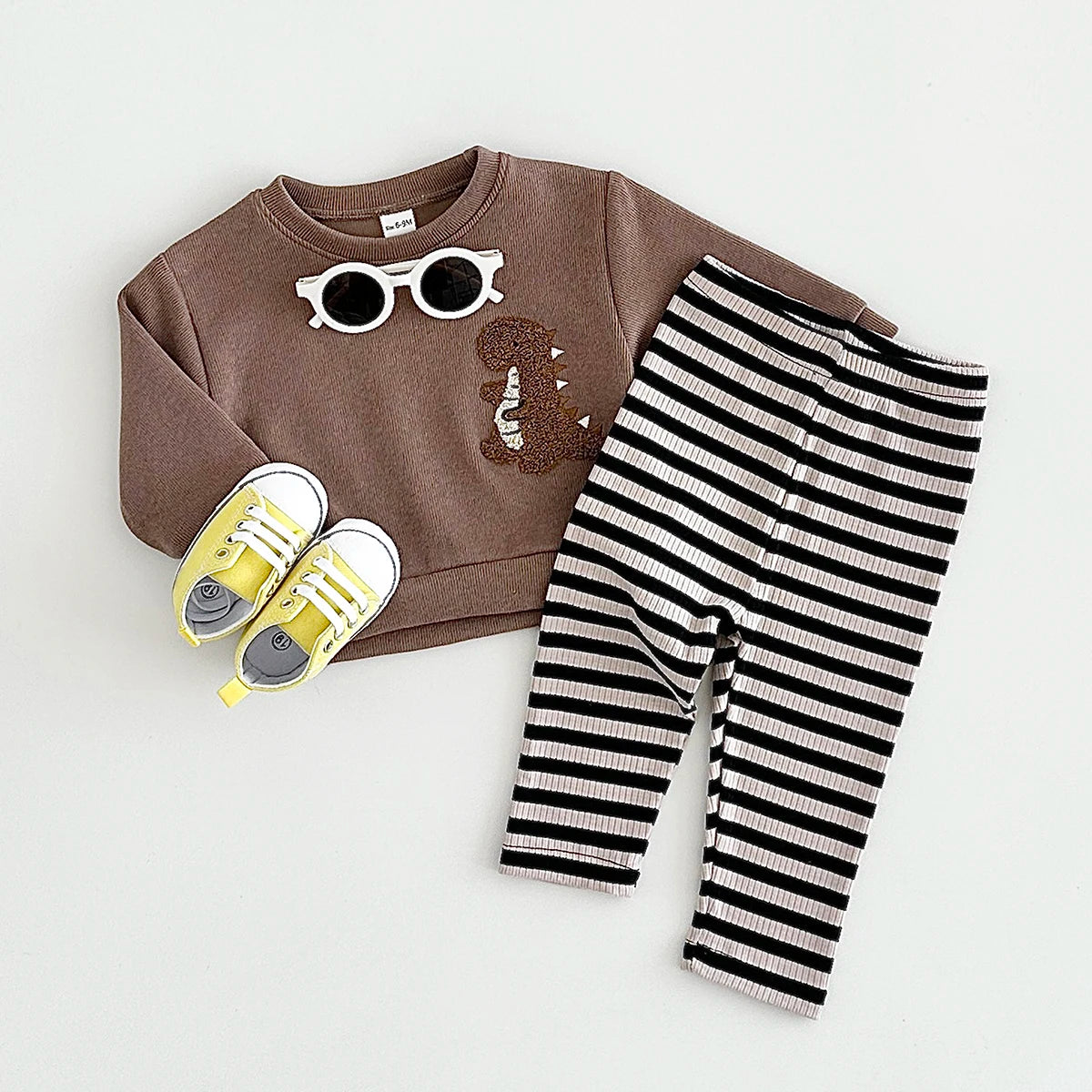2Pcs Baby Clothes Girl Sets Baby Newborn Items Embroidery Top+Pants Warm Clothes Spring Autumn Baby Boy Clothes Infant