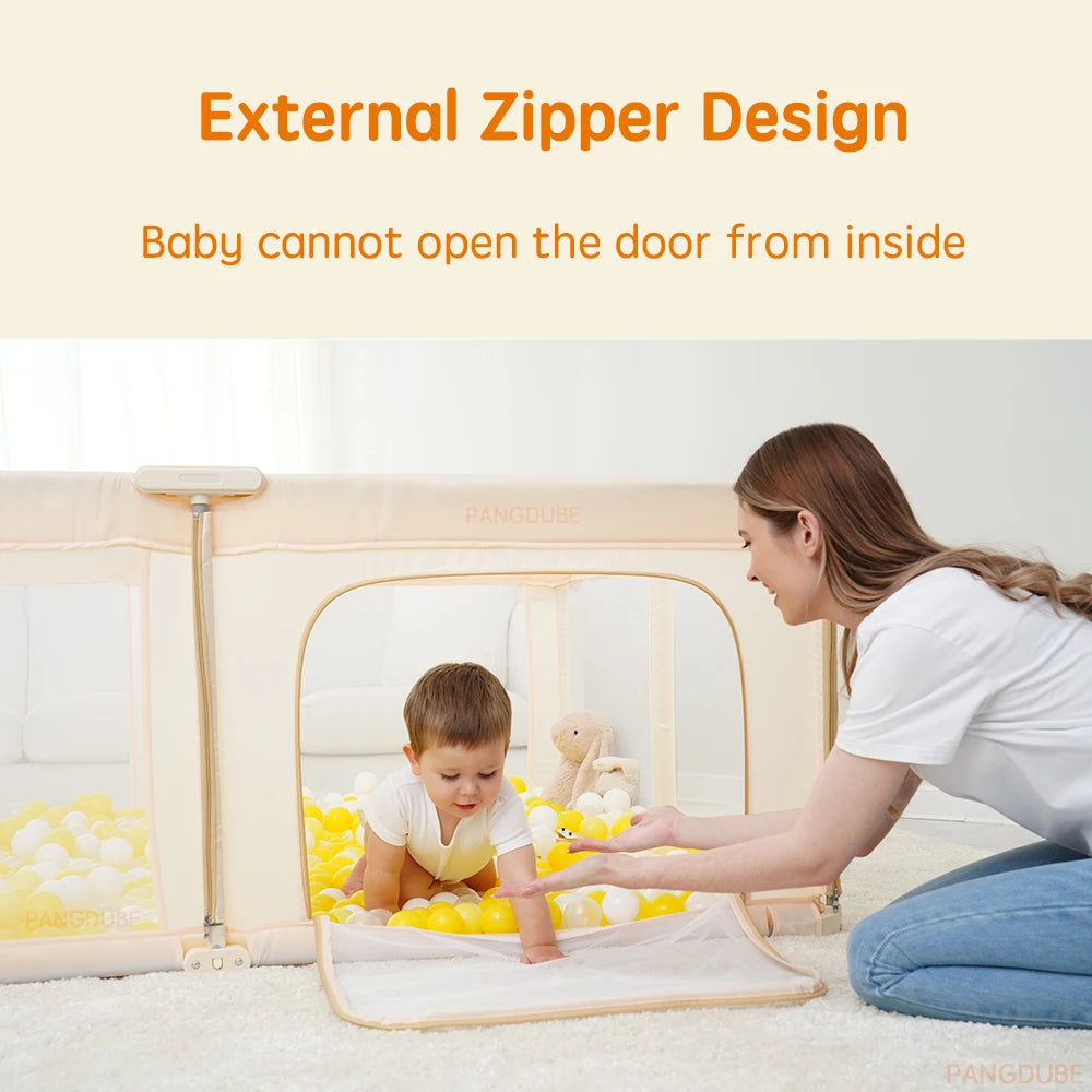 Foldable Baby Playpen Portable 150×180×70cm,180×200×70cm Dry Ball Pool Pit
