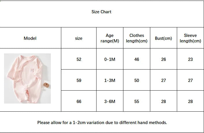 Boys Girls Newborn Jumpsuit Baby Cotton One-Piece Romper Infant Long Sleeve Boneless Pajamas Four Seasons 0-6M