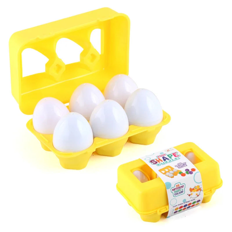 Eggs Screws 3D Puzzle Learning Education Math Toys Kids Shape Match Smart Game