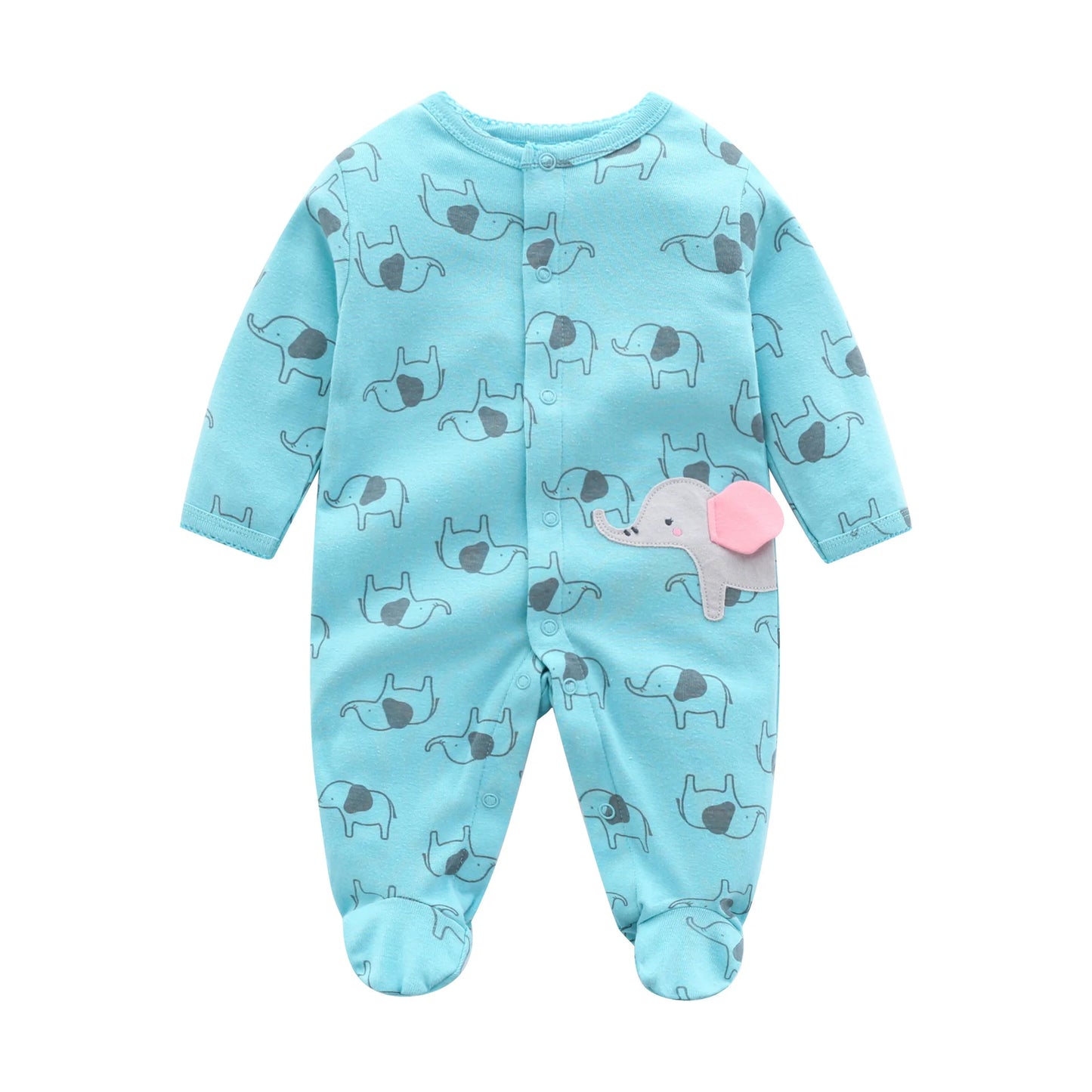 Baby Romper 100% Cotton Newborn Baby Long Sleeve