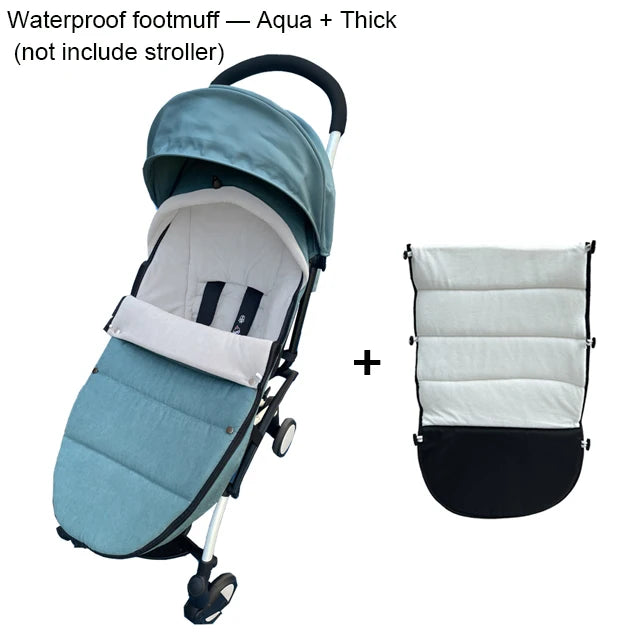 Universal Baby Stroller Footmuff Warm Sleepsacks Pram Waterproof Socks For Babyzen