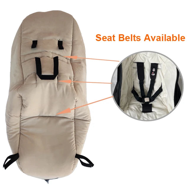 Universal Baby Stroller Footmuff Warm Sleepsacks Pram Waterproof Socks For Babyzen