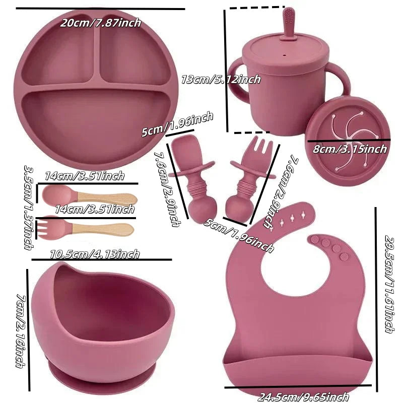 Food Grade Silicone Child Set
