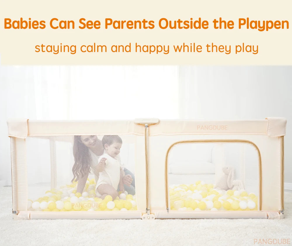 Foldable Baby Playpen Portable 150×180×70cm,180×200×70cm Dry Ball Pool Pit