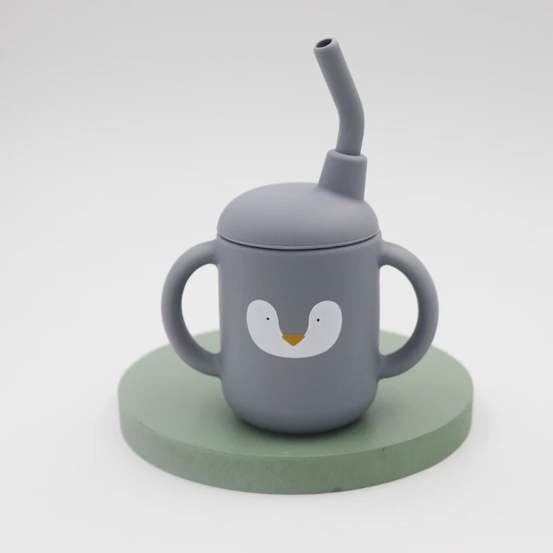 120ML Baby Silicone Sippy Cup
