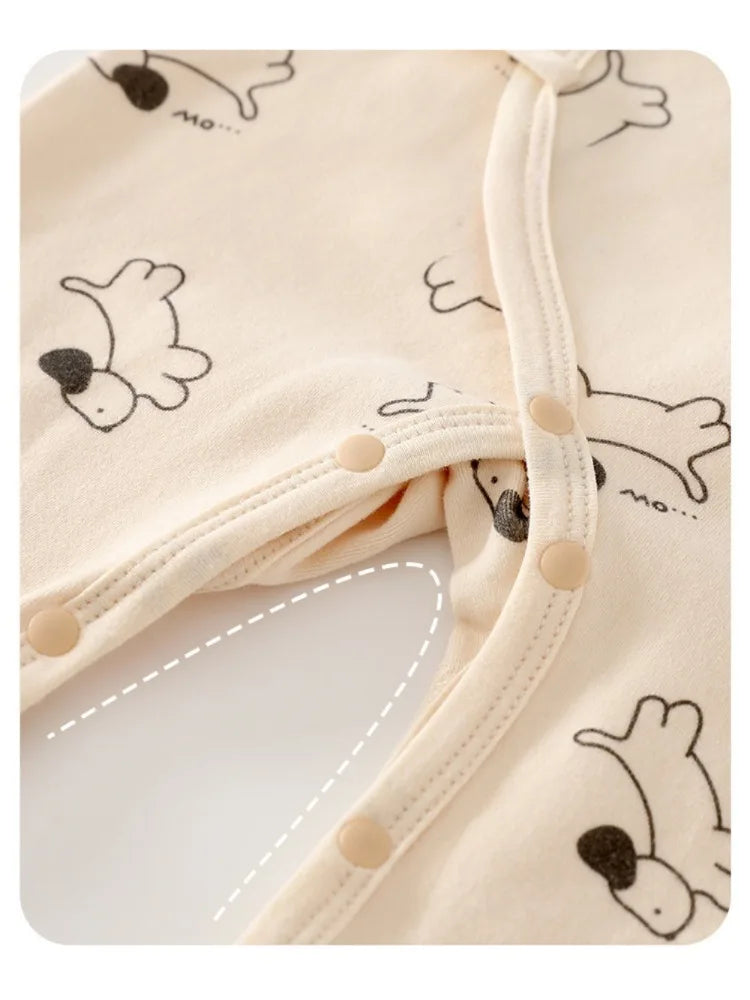 Spring Autumn 0-6 Months 100%Cotton Rompers