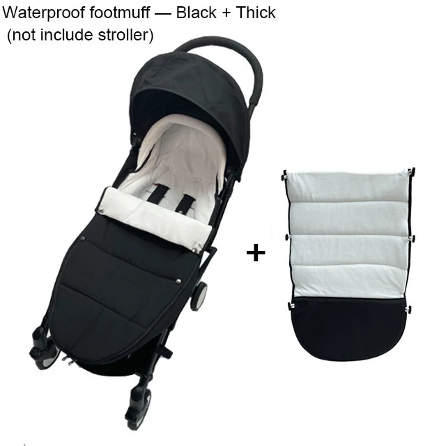 Universal Baby Stroller Footmuff Warm Sleepsacks Pram Waterproof Socks For Babyzen
