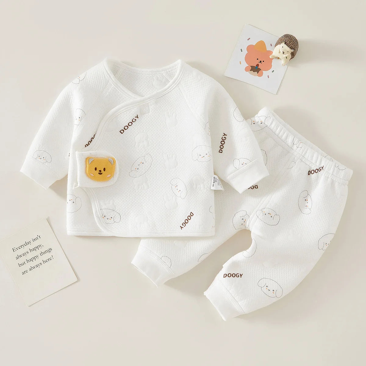 Pajama Set Warm Sleepwear