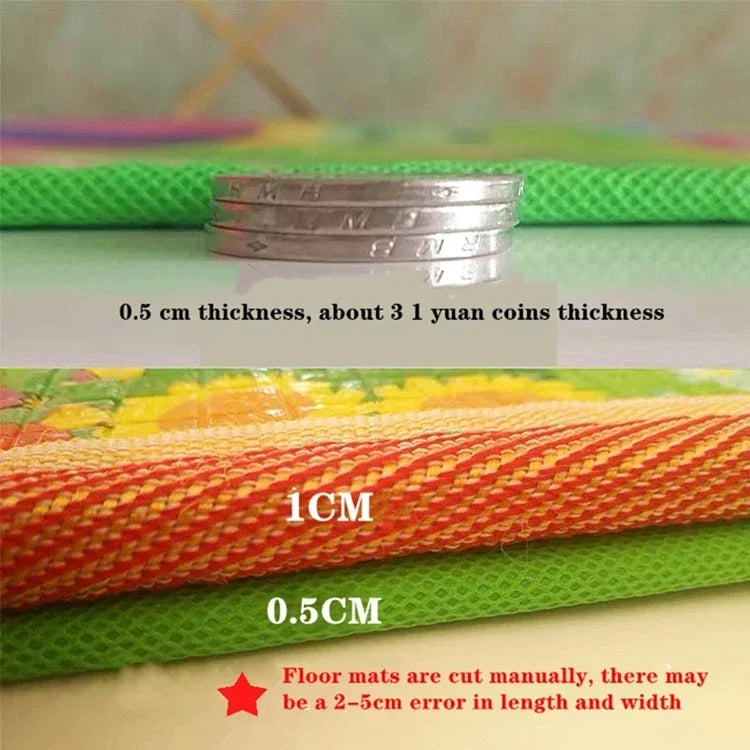 200cm*180cm 5 Size Options Crawling Carpet Baby Play Mat Blanket Children Rug for Kids Educational Toys Soft Activity Game Floor
