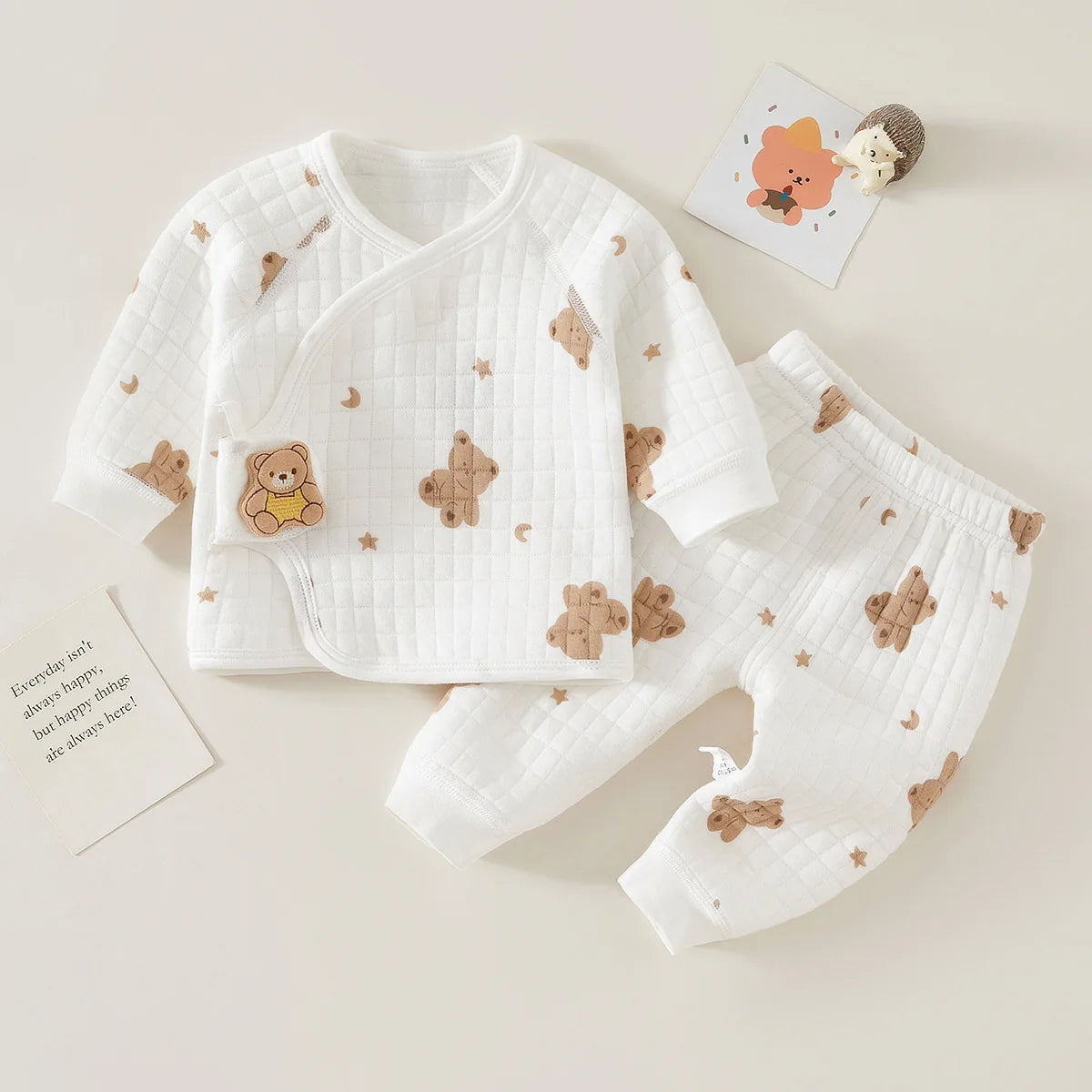 Pajama Set Warm Sleepwear