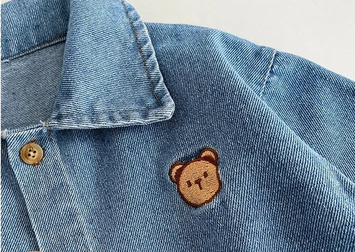 Autumn Baby Clothes Infant Boys Girls Clothes Denim Jumpsuits for Infants and Newborn Polo Outdoor Crawling Outfit Rompers
