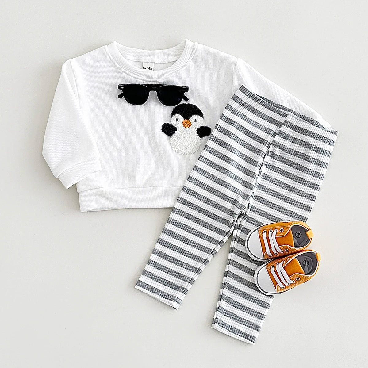 2Pcs Baby Clothes Girl Sets Baby Newborn Items Embroidery Top+Pants Warm Clothes Spring Autumn Baby Boy Clothes Infant