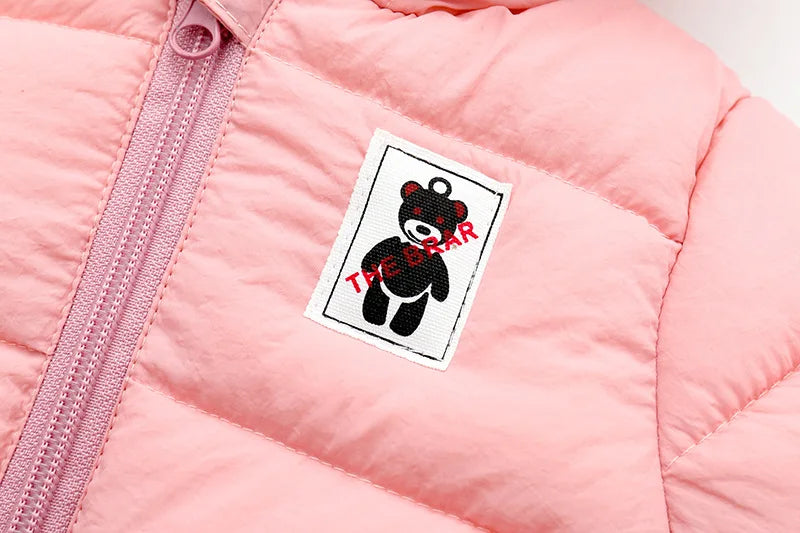 Winter Baby Newborn Plus Velvet Overalls Clothes Infant Boys Girls Warm Thick Jumpsuit Hooded Outfits Down Cotton kids Romper