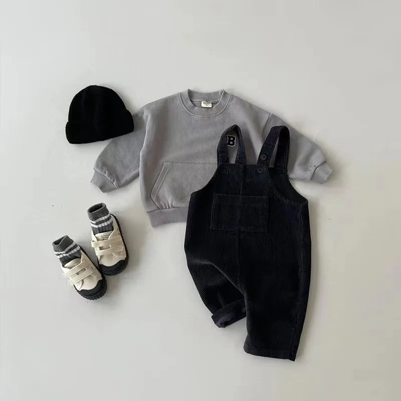Suspander Romper Soft Kids Basic Playsuit Jumpsuit Clothing.
