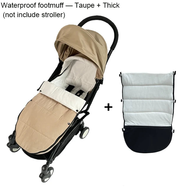 Universal Baby Stroller Footmuff Warm Sleepsacks Pram Waterproof Socks For Babyzen