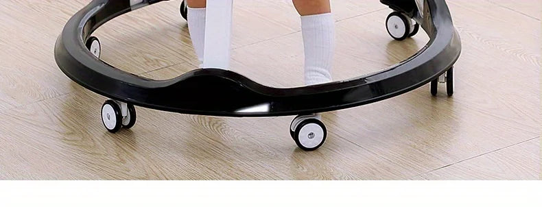 Foldable Baby Walker with Adjustable Heights Activity Center