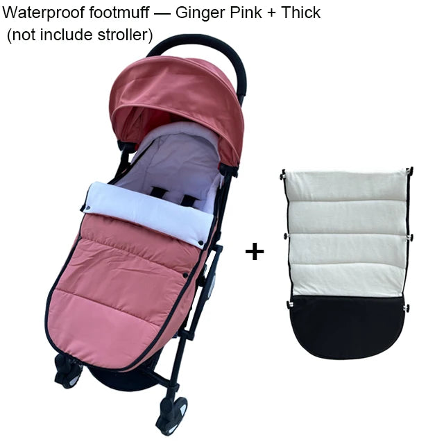 Universal Baby Stroller Footmuff Warm Sleepsacks Pram Waterproof Socks For Babyzen