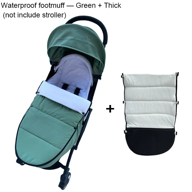 Universal Baby Stroller Footmuff Warm Sleepsacks Pram Waterproof Socks For Babyzen