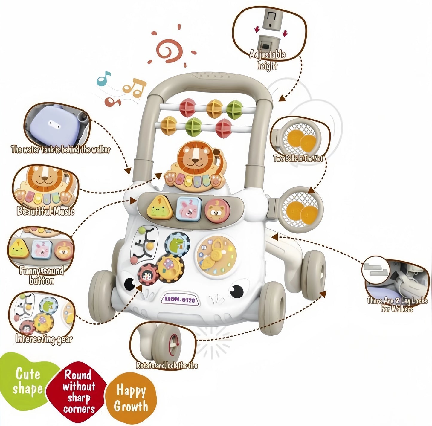 Baby Push Walkers Early Learning