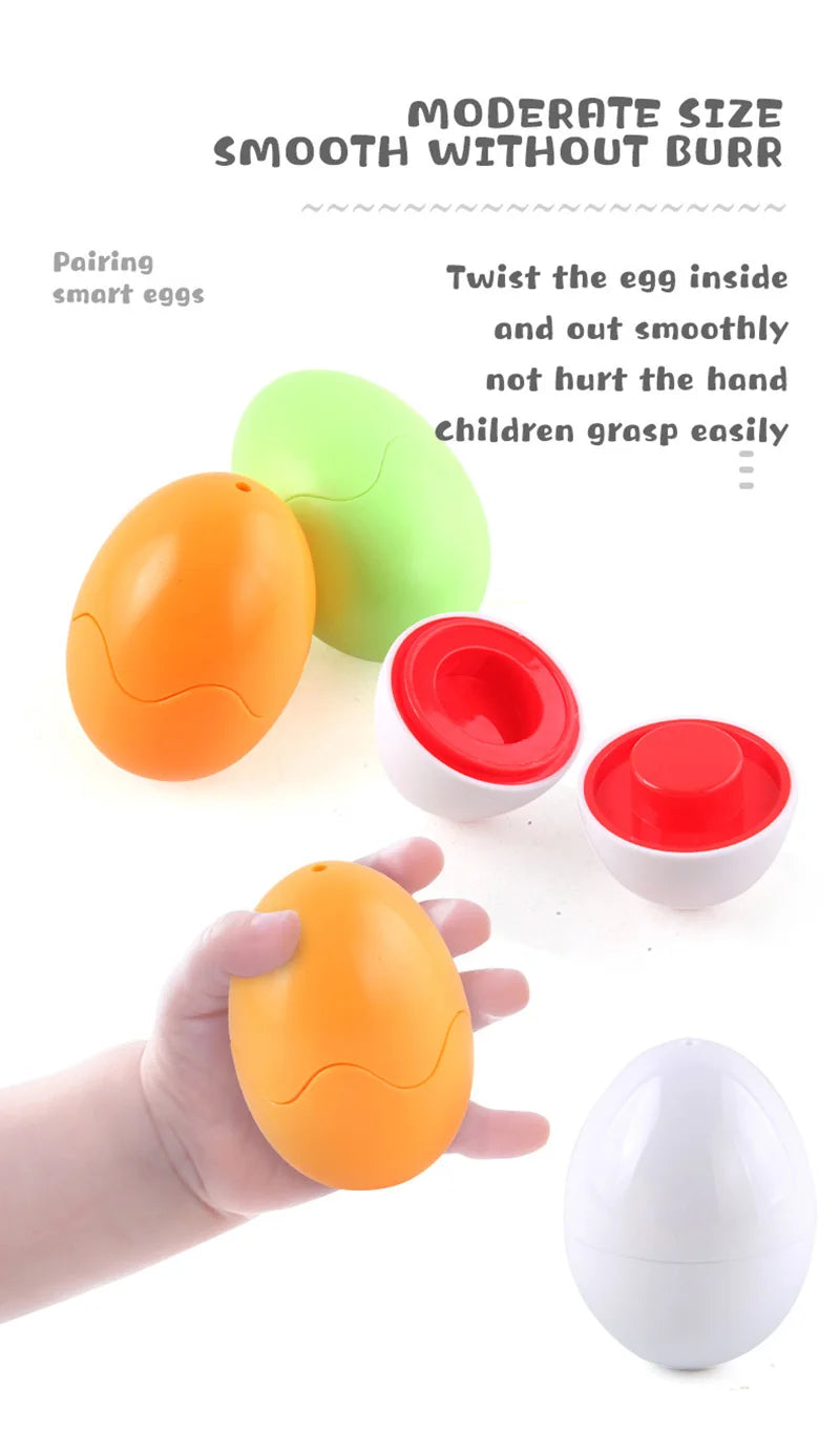 Eggs Screws 3D Puzzle Learning Education Math Toys Kids Shape Match Smart Game
