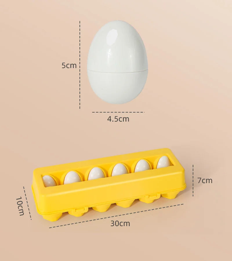 Eggs Screws 3D Puzzle Learning Education Math Toys Kids Shape Match Smart Game