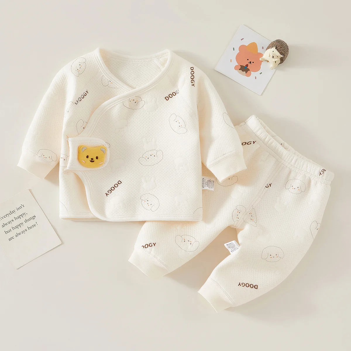 Pajama Set Warm Sleepwear
