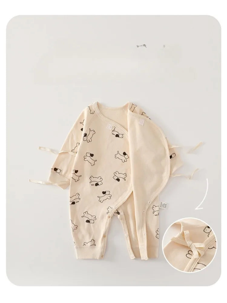 Spring Autumn 0-6 Months 100%Cotton Rompers