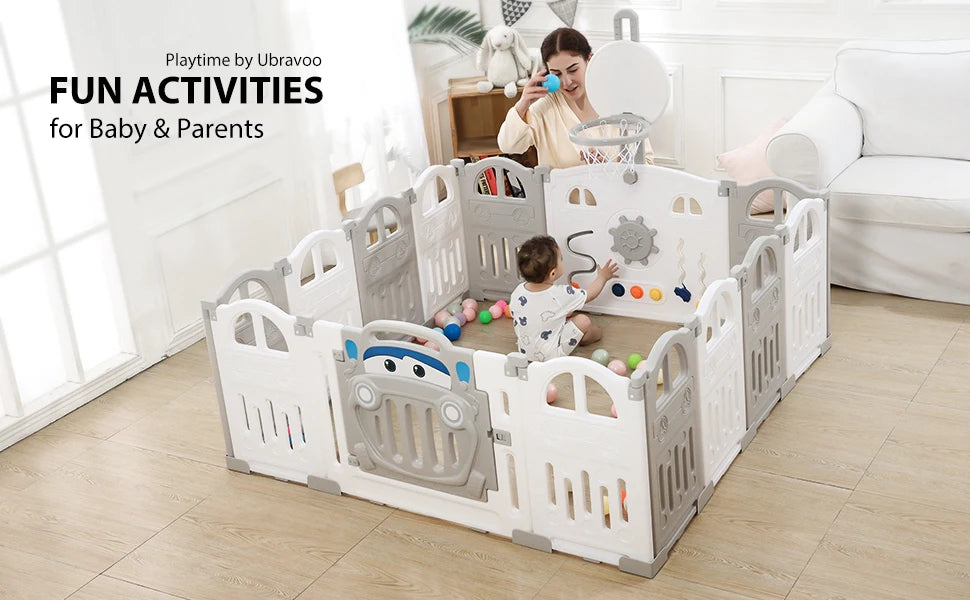2&4 Panels accessories Panels Foldable Baby Playpen
