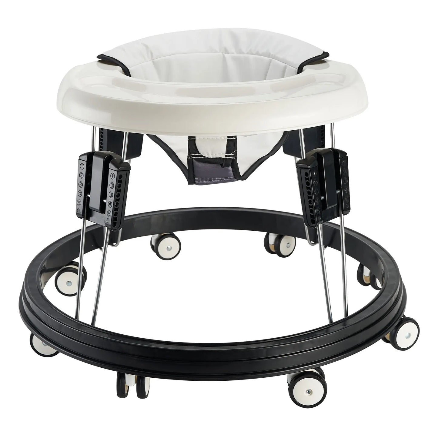 Baby Walker, Foldable Multi-Function Anti-Rollover Walker with Brake.
